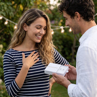 Thumbnail for Orecchini fiore — il momento del regalo, argento | SKU: 419620-silver