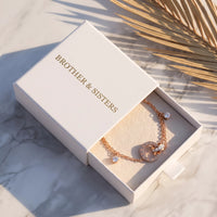 Thumbnail for Bracciale anelli intrecciati — nella scatola regalo, oro rosa | SKU: 25535338-rose-gold
