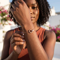 Thumbnail for Bracciale damigella — foto indossata nei gesti di tutti i giorni, oro rosa | SKU: 25535338-rose-gold