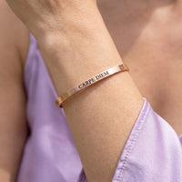Thumbnail for Bracciale rigido — primo piano dei dettagli, oro rosa | SKU: cp-rg