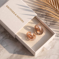 Thumbnail for Orecchini acciaio — nella scatola regalo, oro rosa | SKU: 11137578-rose-gold