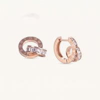 Thumbnail for Orecchini cerchio oro rosa — foto prodotto su sfondo bianco, oro rosa | SKU: 11137578-rose-gold