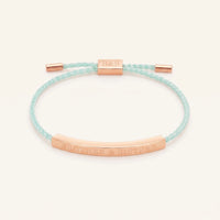 Thumbnail for Bracciale macramè — foto prodotto su sfondo bianco, oro rosa | SKU: lamenthe-rg