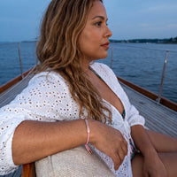 Thumbnail for Bracciale amicizia — foto indossata in una giornata di relax, oro rosa | SKU: lecorail-rg