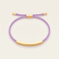 Thumbnail for Bracciale lilla — foto prodotto su sfondo bianco, oro | SKU: lemauve-g