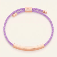 Thumbnail for Bracciale viola — foto prodotto su sfondo bianco, oro rosa | SKU: lemauve-rg