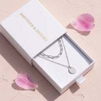 Thumbnail for Collana doppia — nella scatola regalo, argento | SKU: le-tendance-wg