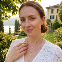 Thumbnail for Collana oro donna — foto indossata in viaggio, oro | SKU: letoile-g