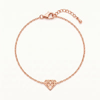 Thumbnail for Bracciale minimal — foto prodotto su sfondo bianco, oro rosa | SKU: 11662607-rose-gold