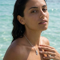 Thumbnail for Collana estiva — foto indossata in acqua, waterproof, argento | SKU: 8050907-white-gold