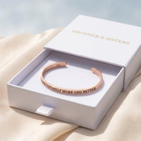 Thumbnail for Bracciale rigido donna — nella scatola regalo, oro rosa | SKU: lymab-rg