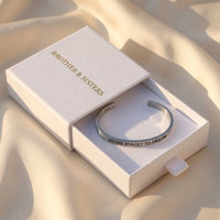 Thumbnail for Bracciale motivazionale — nella scatola regalo, argento | SKU: nftd-rg