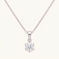Thumbnail for Collana punto luce — foto prodotto su sfondo bianco, argento | SKU: 505665