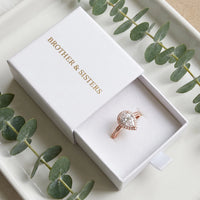 Thumbnail for Anello a goccia — nella scatola regalo, oro rosa | SKU: 505162-4.5-rose-gold