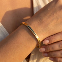 Thumbnail for Bracciale migliore amica — primo piano dei dettagli, oro | SKU: 8174603-gold-color