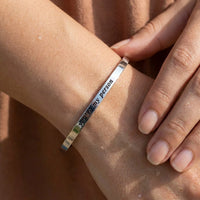 Thumbnail for Bracciale acciaio donna — primo piano dei dettagli, argento | SKU: 8174603-silver-color