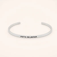 Thumbnail for Bracciale migliore amica — foto prodotto su sfondo bianco, argento | SKU: 8174603-silver-color