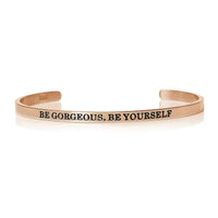 Thumbnail for Bracciale con frase — foto prodotto su sfondo bianco, oro rosa