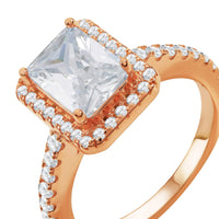 Thumbnail for Anello rettangolare — foto prodotto su sfondo bianco, argento