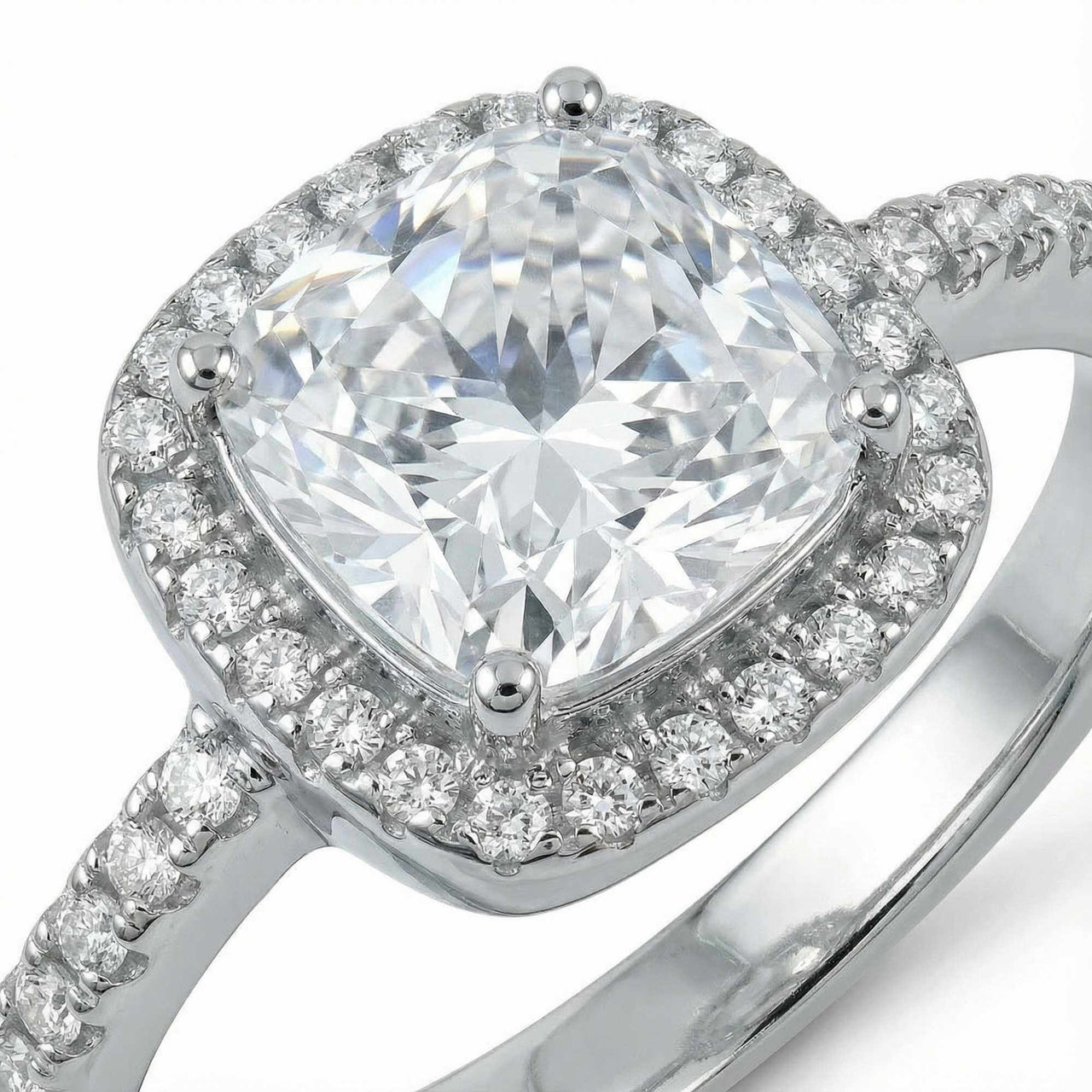 Anello solitario in argento