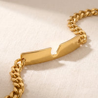 Thumbnail for Heart Cutout Bond Matching Bracelet Set shot 11