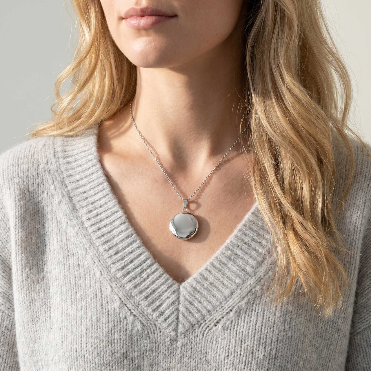 Collana medaglione con foto