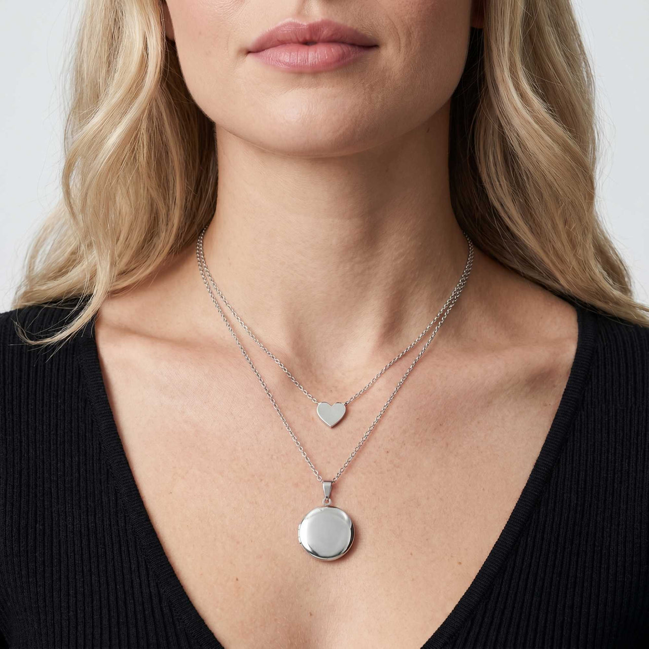 Collana medaglione con foto