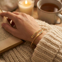 Thumbnail for Wrap Couple Bracelet featuring custom engravings, delicate design by Brother & Sisters, perfect for couples.