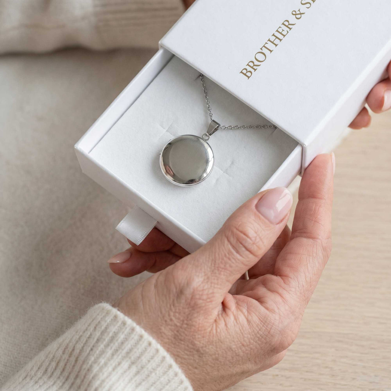 Collana medaglione con foto