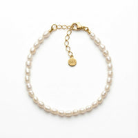 Thumbnail for Freshwater Pearl Bracelet by Brother & Sisters, handcrafted with unique pearls for a timeless and elegant accessory.
