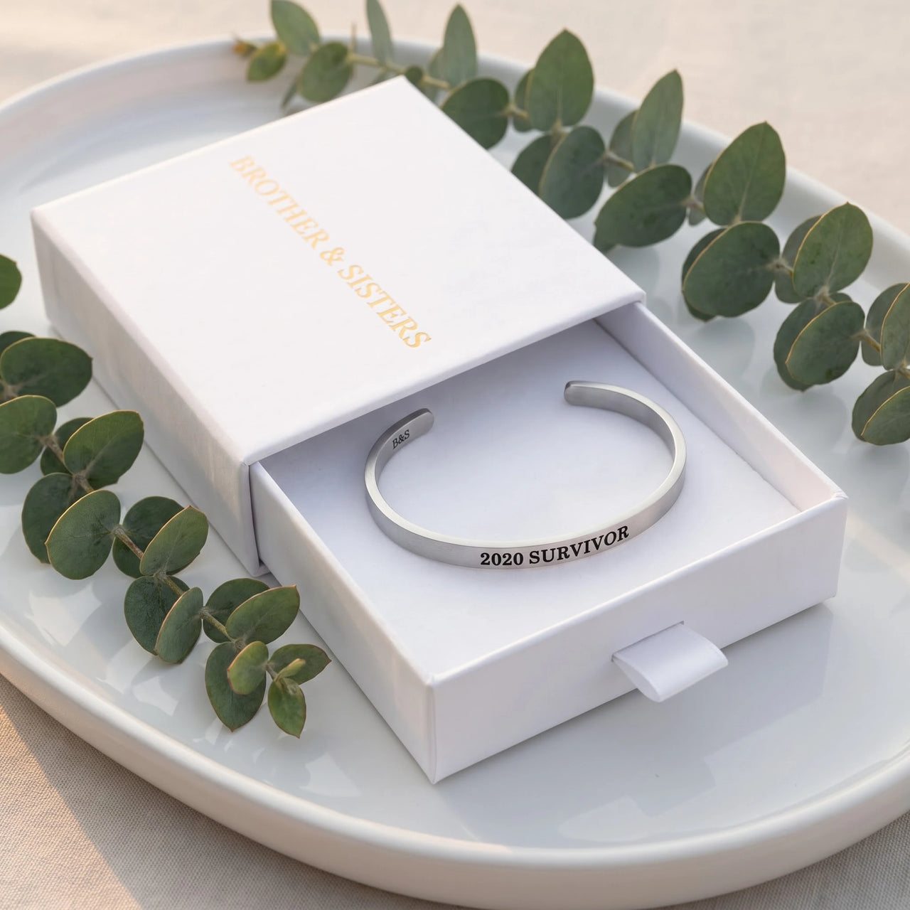 2020 Survivor, silver bracelet — gift box | SKU: 2020s-rg