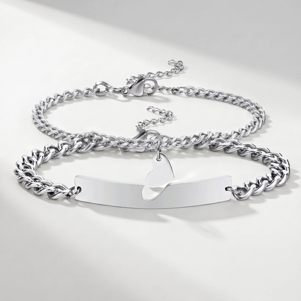 Heart Cutout Bond Matching Bracelet Set shot 21