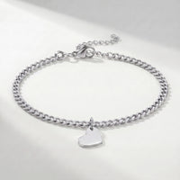 Thumbnail for Heart Cutout Bond Matching Bracelet Set shot 23