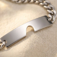 Thumbnail for Heart Cutout Bond Matching Bracelet Set shot 29