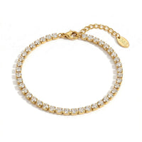 Thumbnail for Tennis Bracelet by Brother & Sisters with sparkling zirconia, perfect for everyday wear and durable for any occasion.
