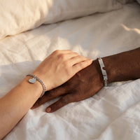 Thumbnail for Heart Cutout Bond Matching Bracelet Set shot 31