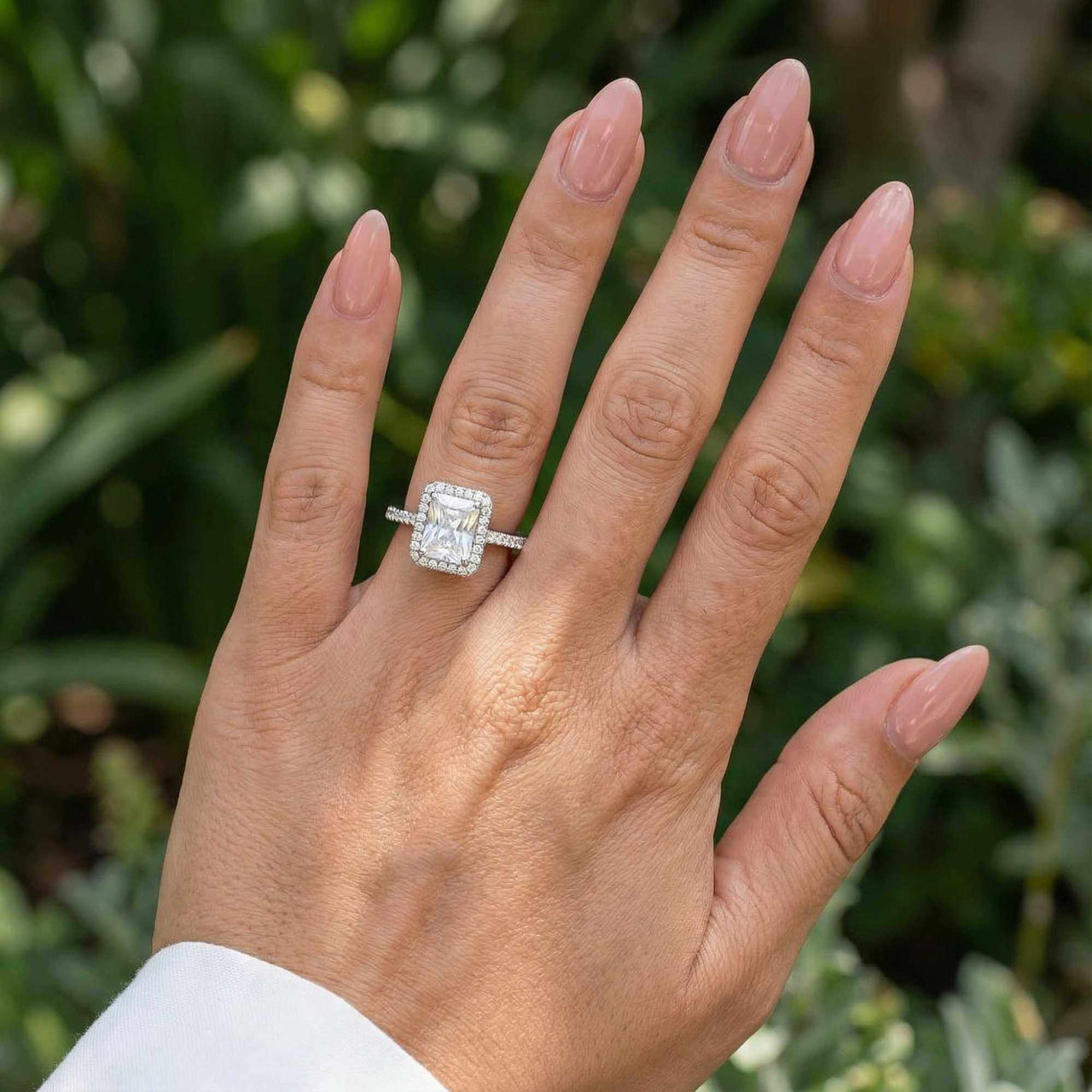 Anello rettangolare in argento