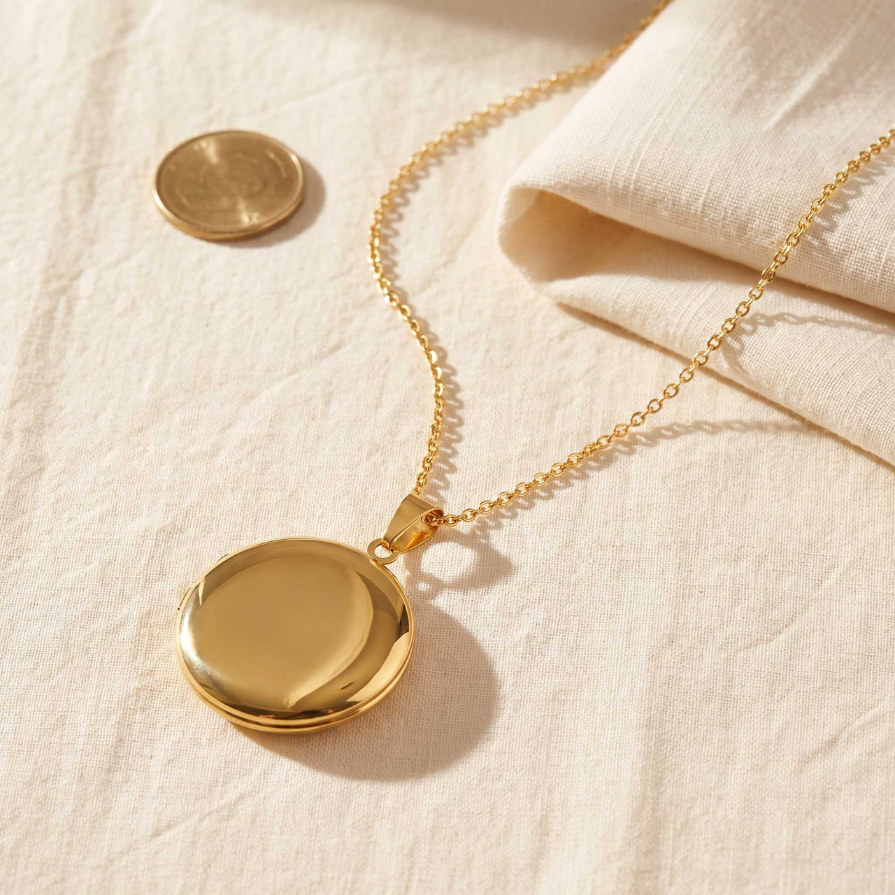 Collana medaglione con foto