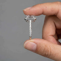 Thumbnail for Anello rettangolare in argento