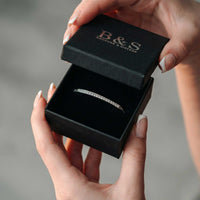 Thumbnail for Bracciale con barra di cristalli