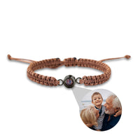 Thumbnail for Man Brown Photo Bracelet by Brother & Sisters featuring a photo pendant for cherished memories.