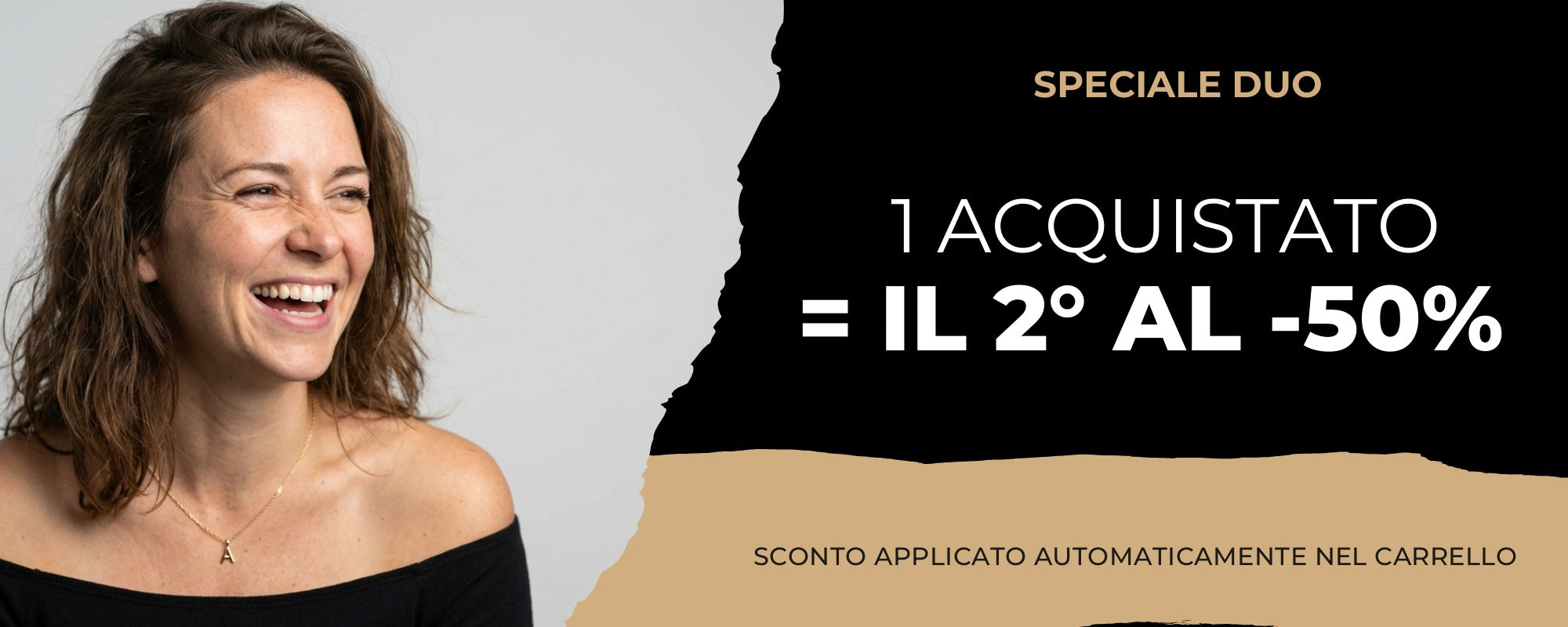 Letter Necklace - Speciale Duo 1 acquistato 2° al -50%