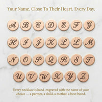 Thumbnail for Precious Name Necklace custom letter charms for personalised jewelry by Brother & Sisters.