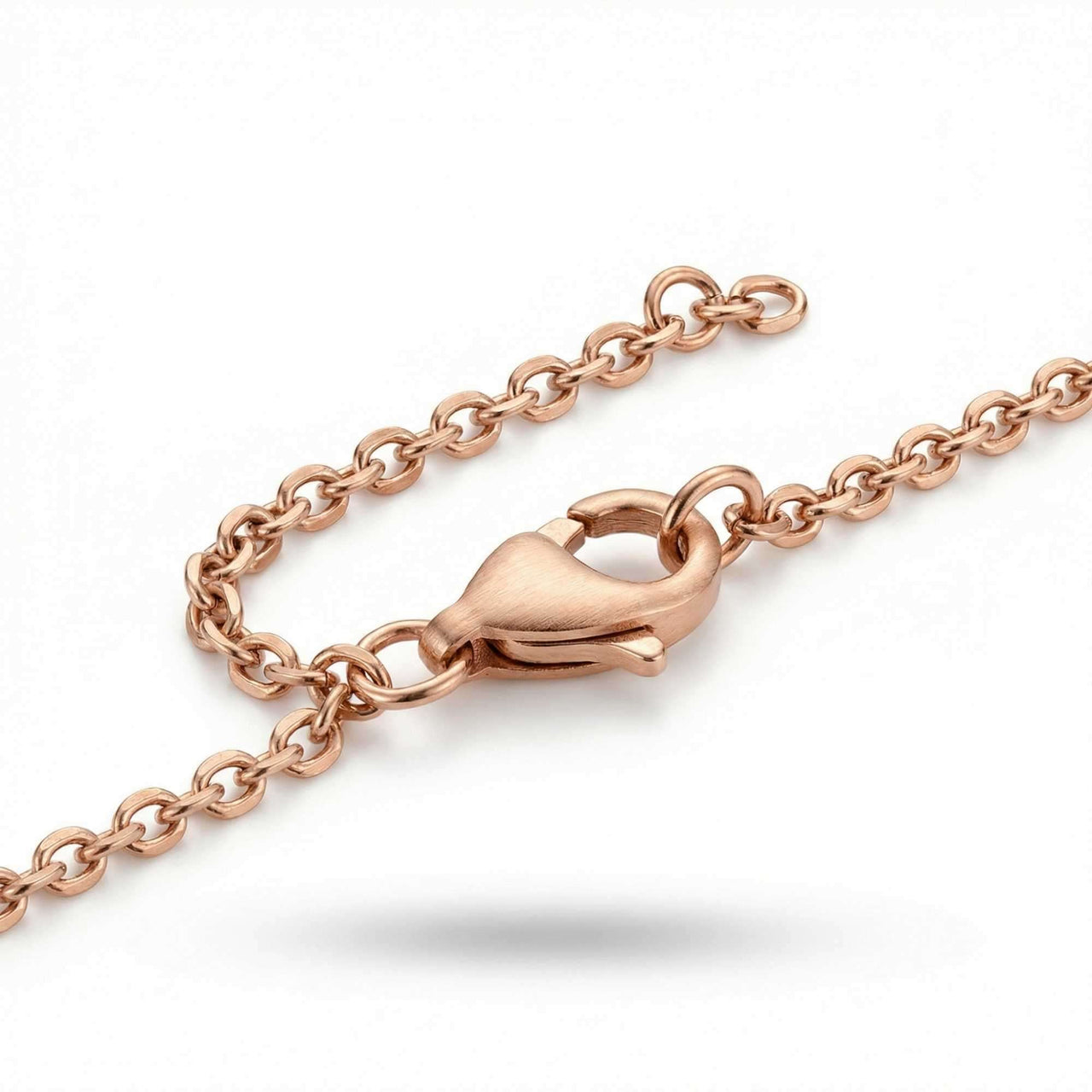 Close-up of the clasp on the Precious Name Necklace by Brother & Sisters, showcasing its elegant design.