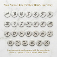 Thumbnail for Letters A to Z displayed for Precious Name Necklace customization by Brother & Sisters.