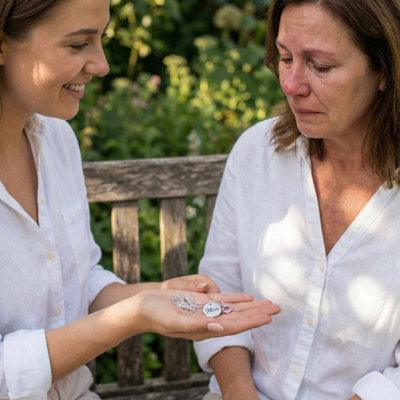 Precious Name Necklace by Brother & Sisters showcased as a heartfelt gift with birthstone, symbolizing love and connection.
