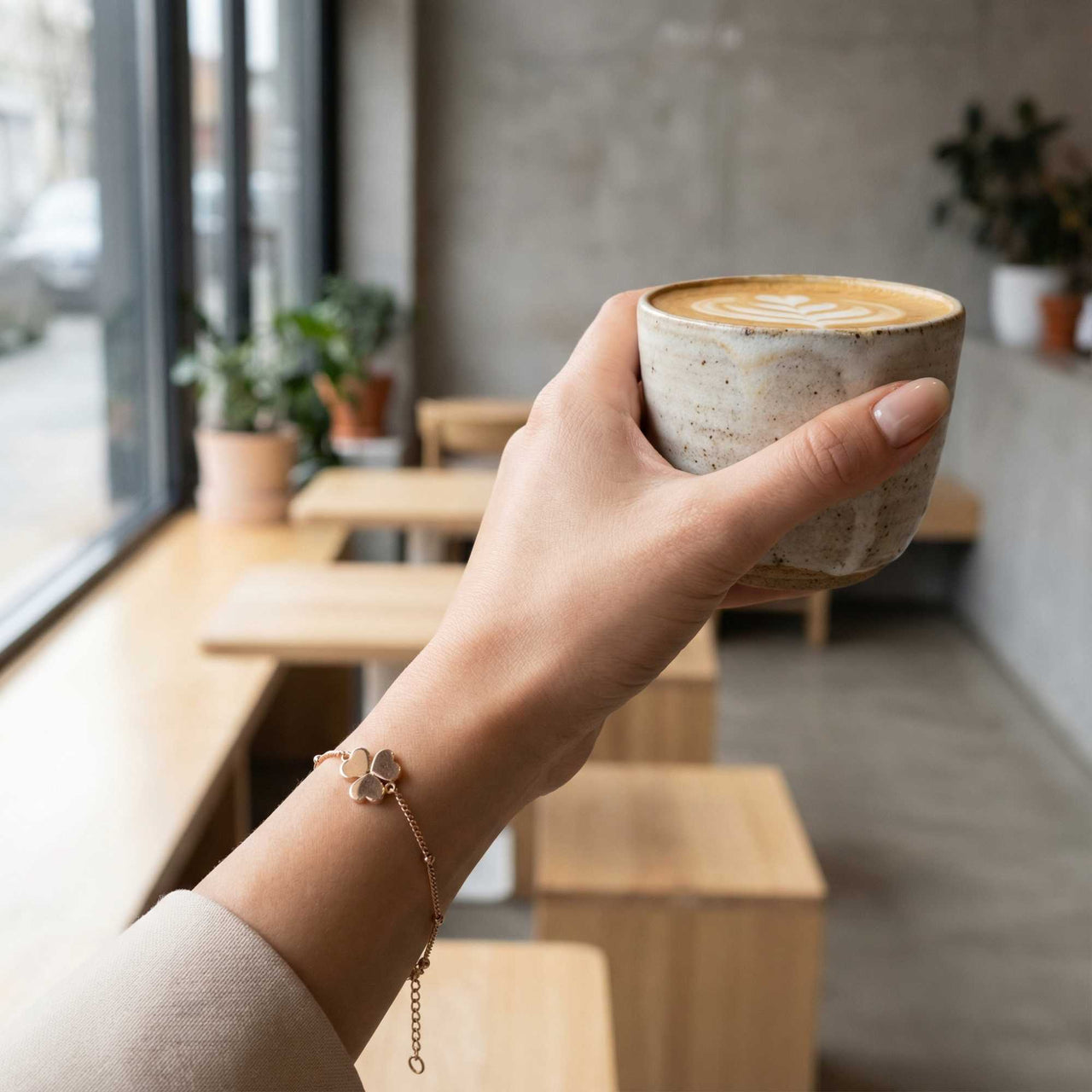 Bracciale con trifoglio