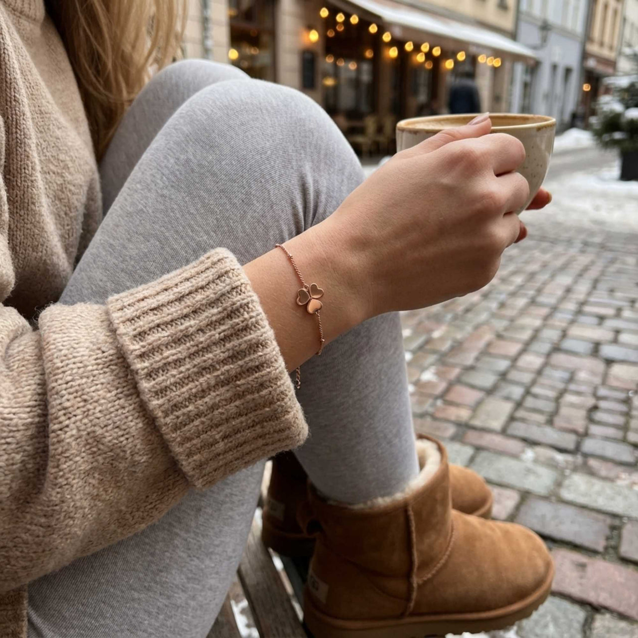 Bracciale con trifoglio