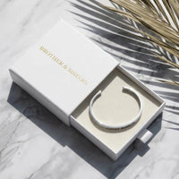 Thumbnail for Bracciale rigido donna — nella scatola regalo, argento | SKU: 7220397-silver-plated