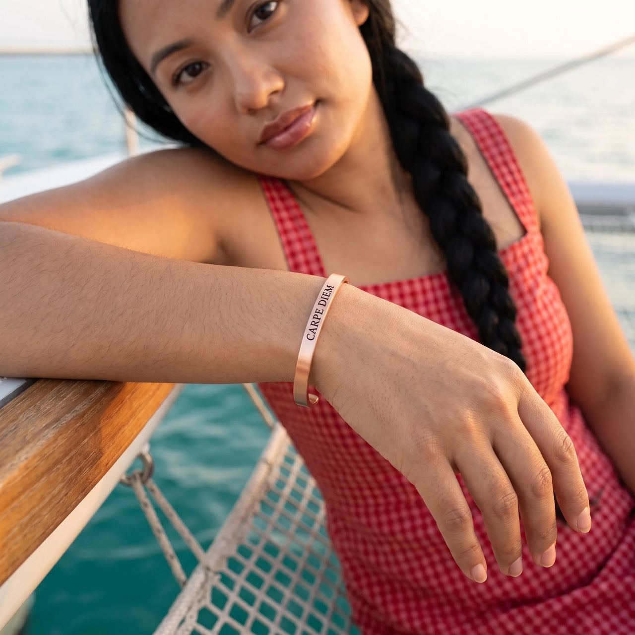 Carpe Diem, rose gold bracelet — leisure | SKU: cp-rg
